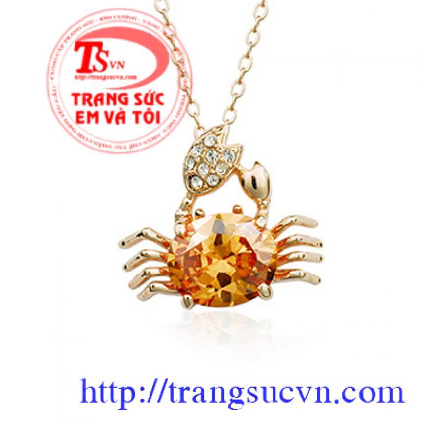 Mặt dây chuyền Cua