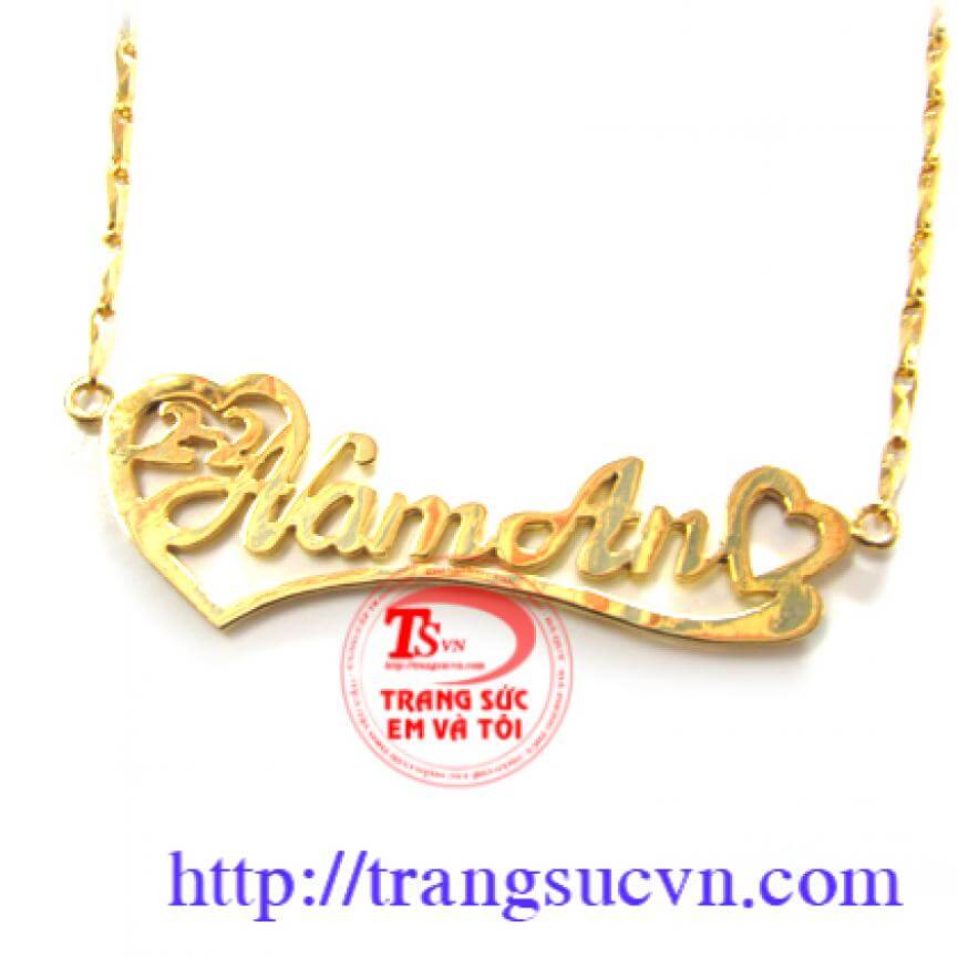 Dây Mặt Chữ Vàng đẹp