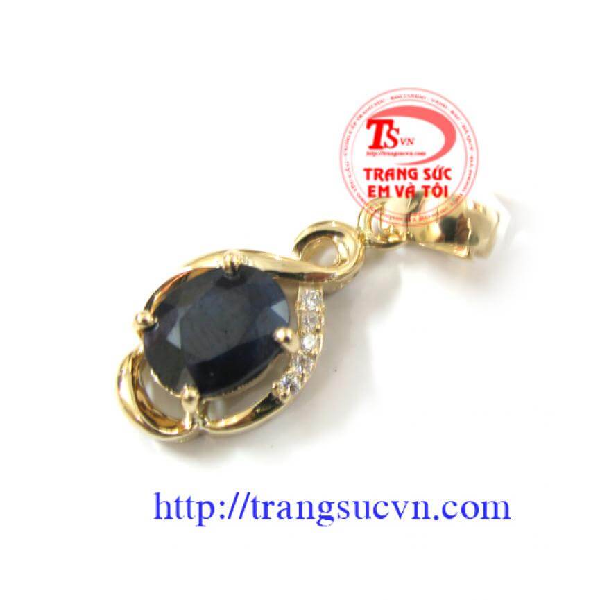 Đá sapphire mặt dây