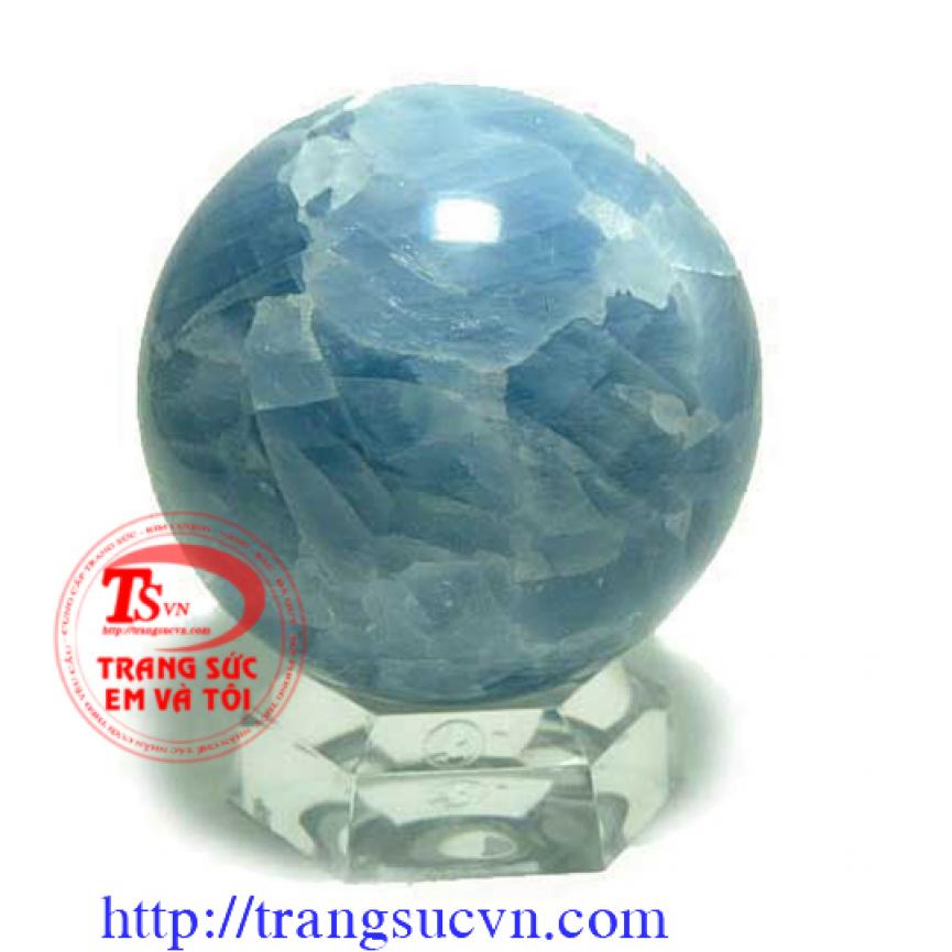 Cầu đá phong thủy màu xanh da trời