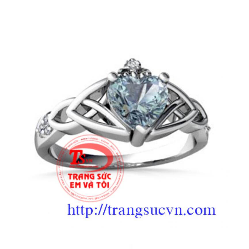 Nhẫn nữ topaz chất lượng