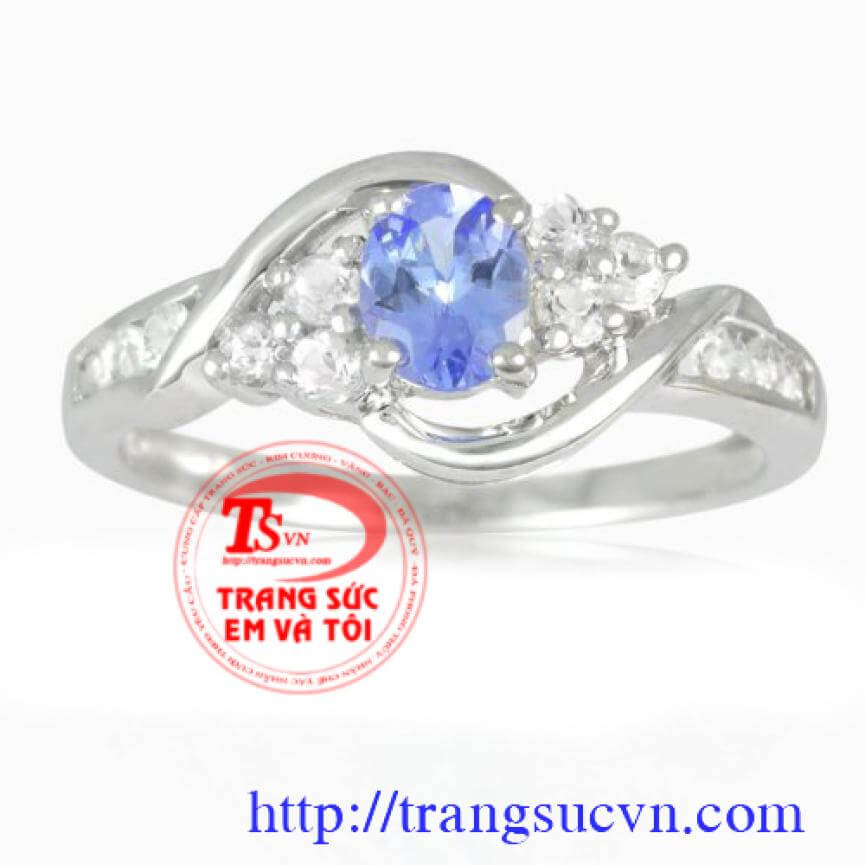 Topaz nhẫn nữ