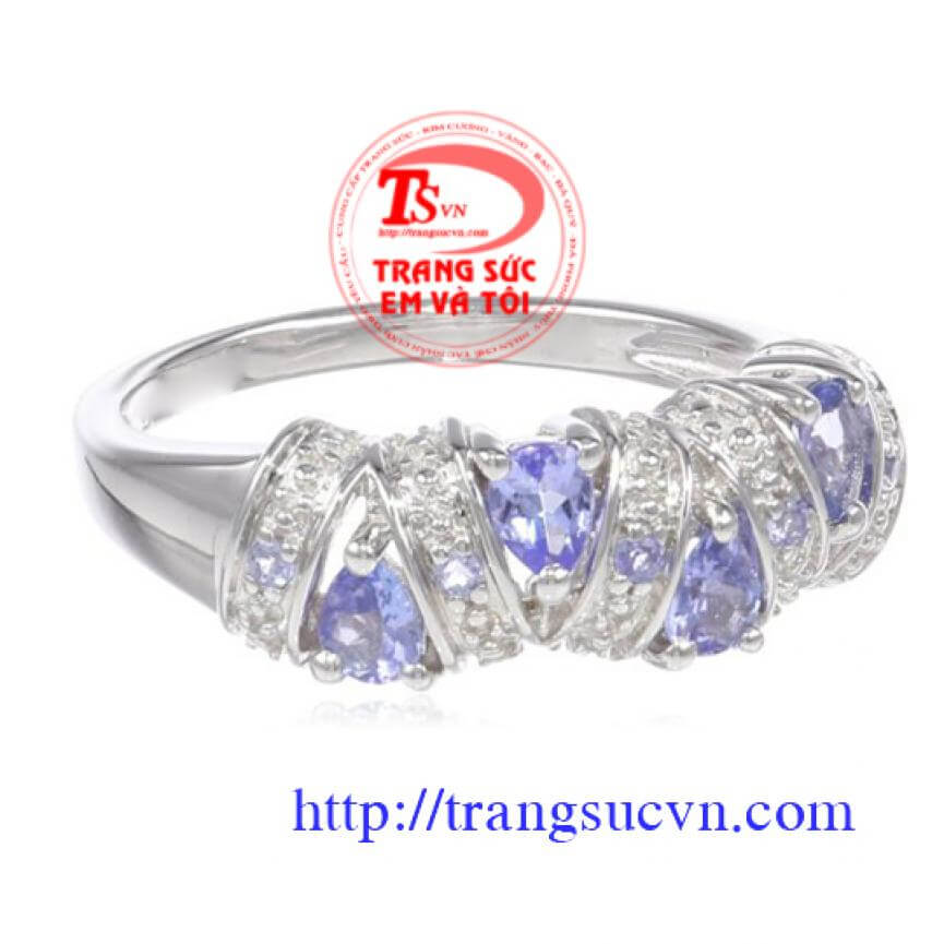 Nhẫn nữ topaz đẹp cao cấp