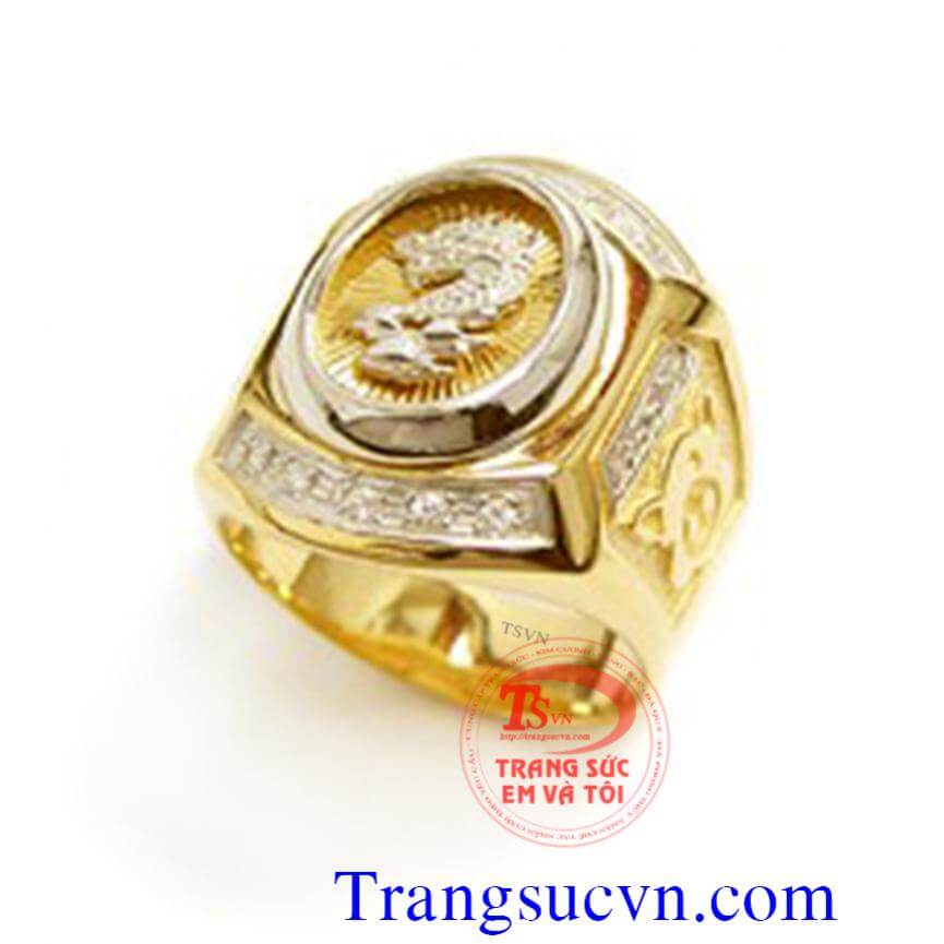 Nhẫn nam vàng tây nam tính