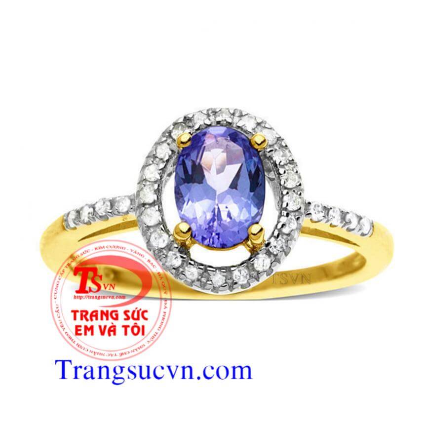 Nhẫn đá quý saphir đẹp tuyệt