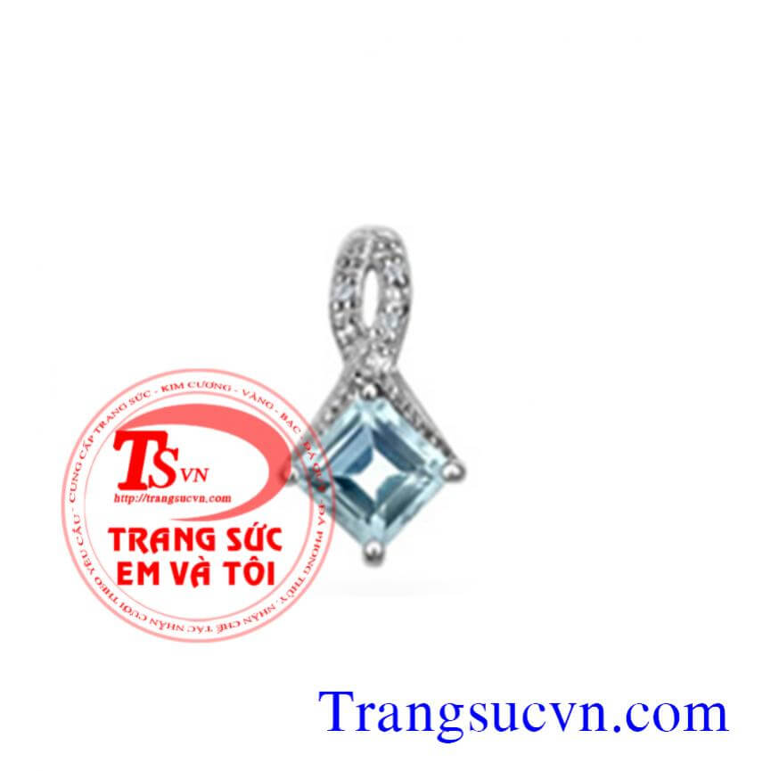 Mặt dây Aquamarine