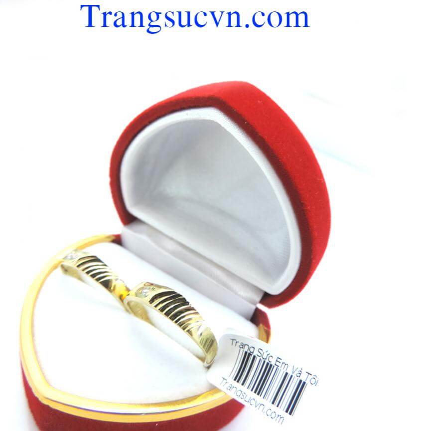 Đôi nhẫn cưới đẹp xinh