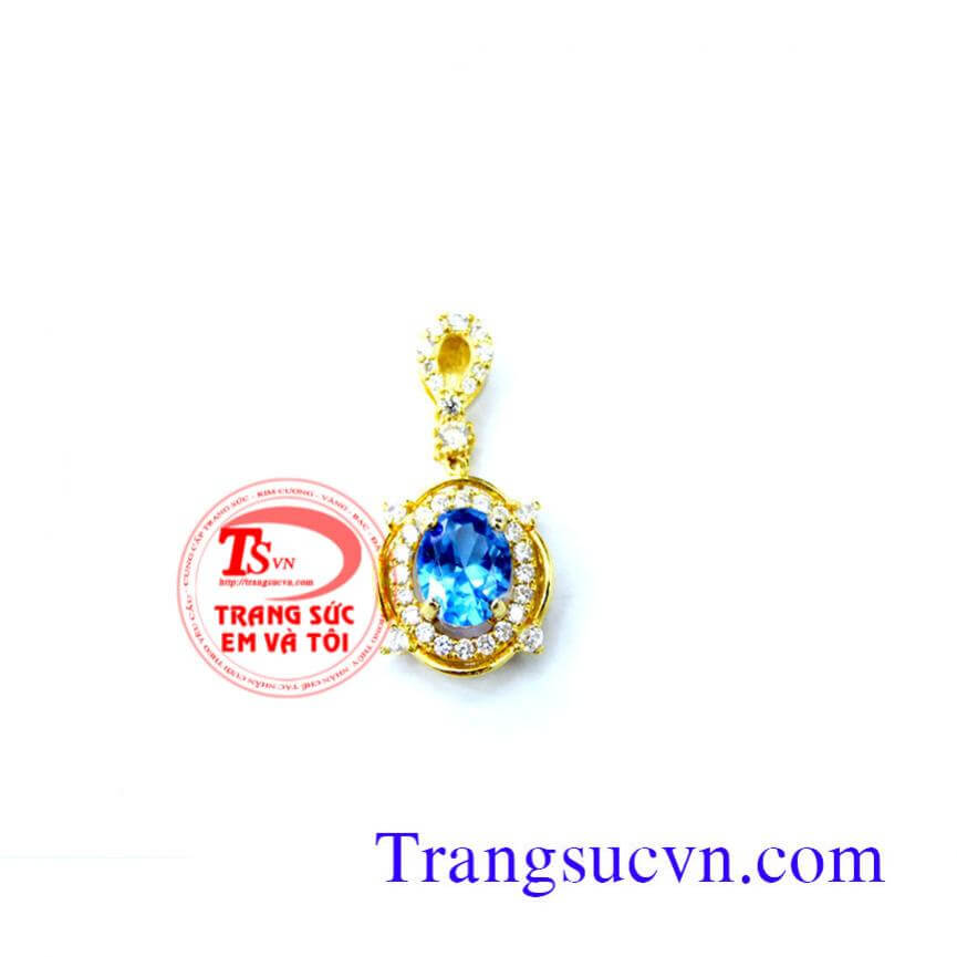 Mặt dây chuyền topaz đẹp