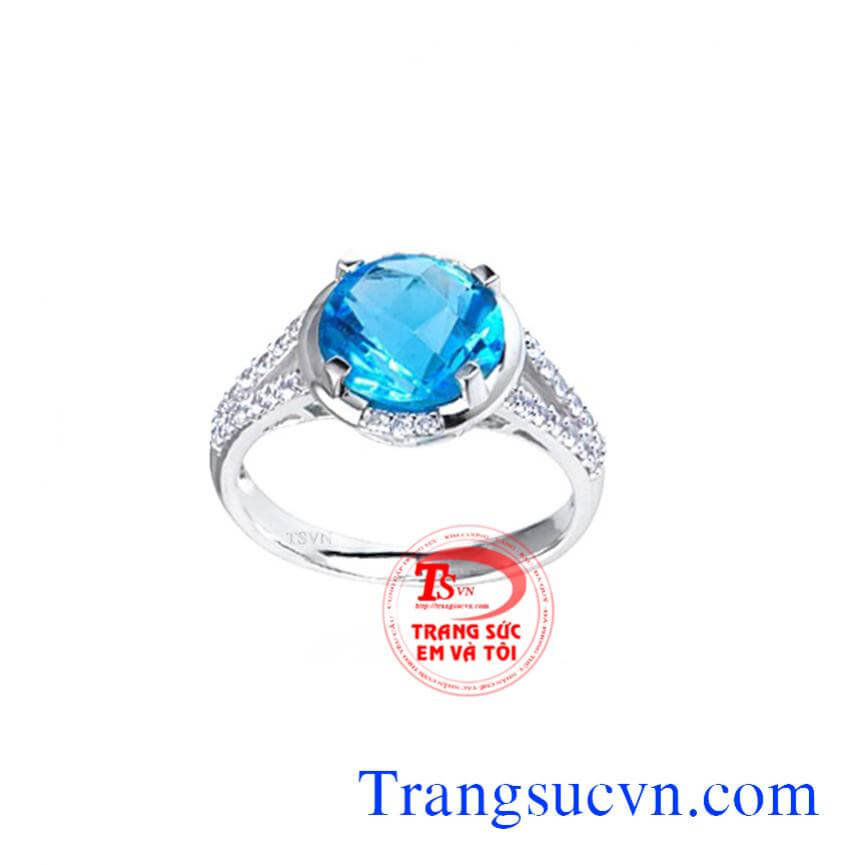 Nhẫn nữ vàng tây đá đẹp