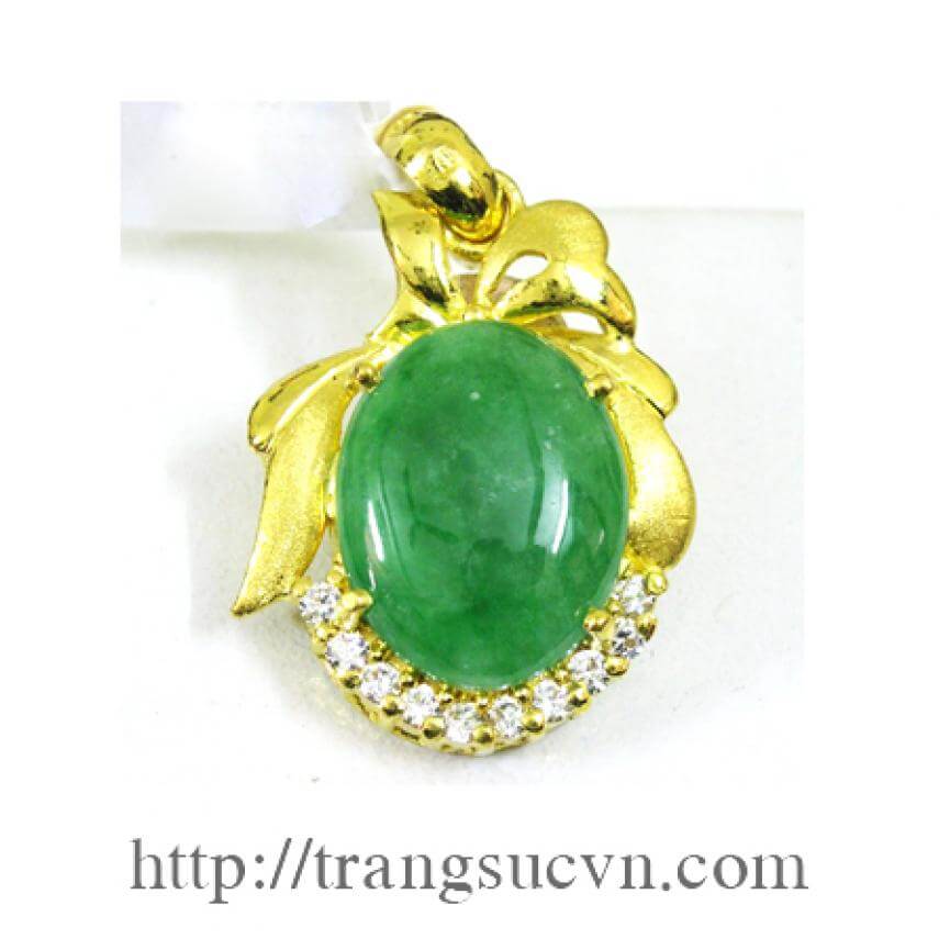 MẶT DÂY CHUYỀN NGỌC CẨM THẠCH THIÊN NHIÊN