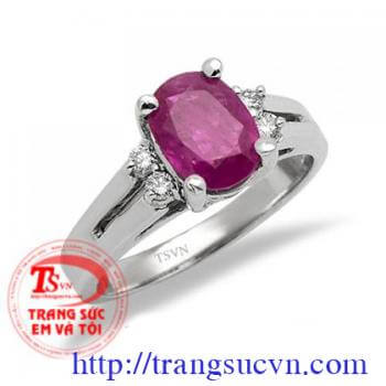 Nhẫn nữ ruby chất lượng