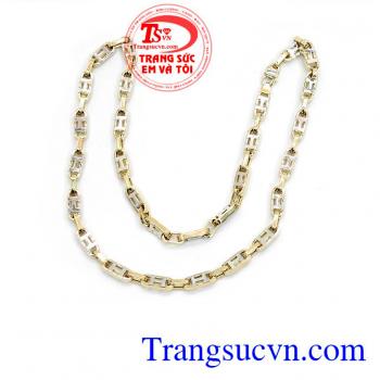 Dây chuyền nam vàng tây sang trọng