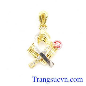 Mặt dây nữ cá tính được chế tác từ vàng 10k,Mặt dây nữ cá tính