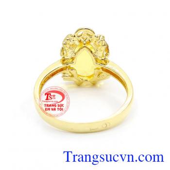 Nhẫn nữ cóc ngậm kim tiền