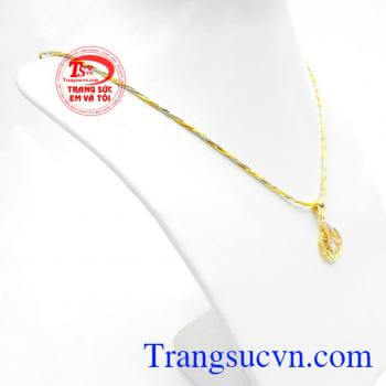 Bộ dây chuyền vàng 10k đẹp
