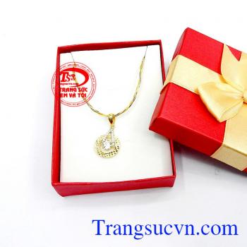 Bộ dây chuyền vàng 10k đẹp