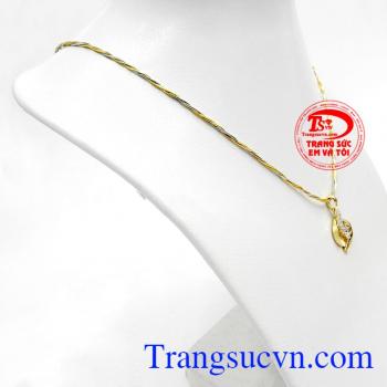 Bộ dây chuyền vàng Korea