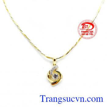 Bộ dây chuyền vàng Korea