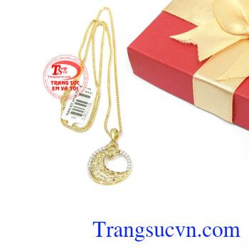 Bộ dây chuyền mặt trăng đẹp