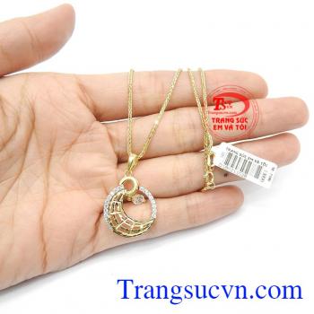 Bộ dây chuyền mặt trăng đẹp