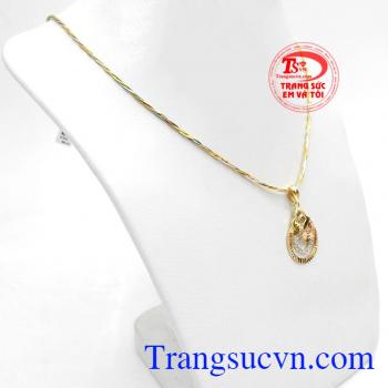 Bộ dây chuyền trái tim sánh đôi