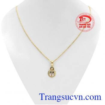 Bộ dây chuyền chữ H lấp lánh