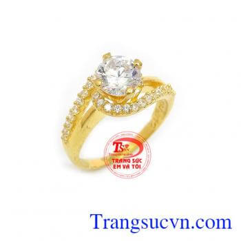 Nhẫn nữ dịu dàng là sản phẩm nhẫn nữ được các bạn gái ưa thích, bởi vẻ trẻ trung xinh xắn, sản phẩm bảo hành 6 tháng