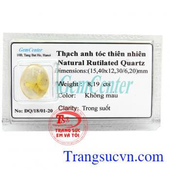 Viên thạch anh tóc may mắn