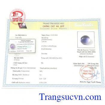 Viên Thạch Anh Tím May Mắn