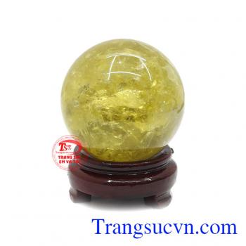 Cầu Thạch Anh Vàng Tài Lộc 8.5cm