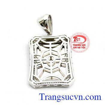 Mặt dây rồng vàng trắng 18k