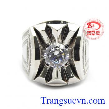 Nhẫn nam lịch lãm vàng 18k