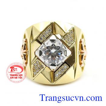 Nhẫn nam bá vương vàng tây