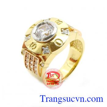 Nhẫn nam cao cấp vàng 18k