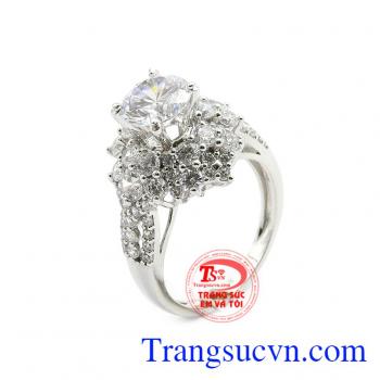 Nhẫn nữ sang trọng vàng 18k