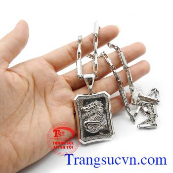 Bộ trang sức rồng vàng trắng