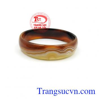 Vòng tay mã não vân nâu