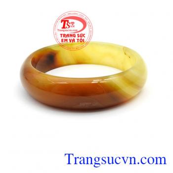 Vòng tay đá mã não vân nâu