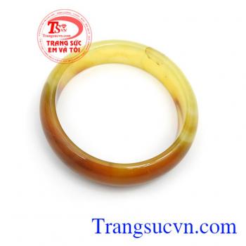 Vòng tay đá mã não vân nâu