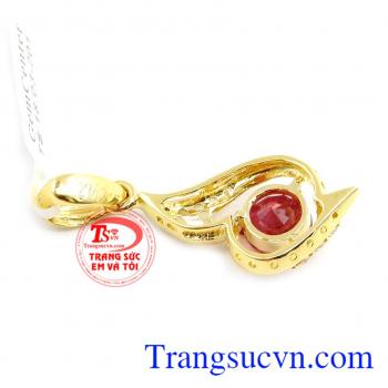 Mặt ruby thời trang