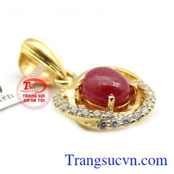 Mặt dây ruby thiên nhiên đẹp