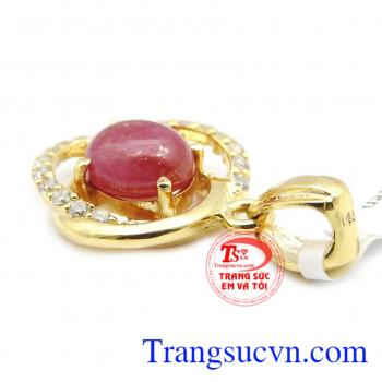 Mặt dây ruby thiên nhiên đẹp