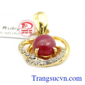 Mặt dây ruby thiên nhiên đẹp