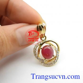 Mặt dây ruby thiên nhiên đẹp