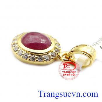 Mặt dây ruby quý phái