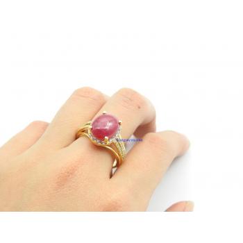 Nhẫn nữ ruby thiên nhiên đẹp
