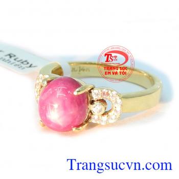Nhẫn nữ ruby sao đẹp