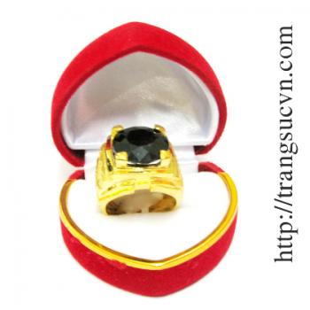 Nhẫn nam saphire thiên nhiên chế tác đẹp, chất lượng cao, Nhẫn nam saphire kiểu dáng mới lạ, hợp thời trang, phong thủy, mang lại nét cá tính, phong cách cho phái mạnh.