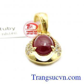 Mặt dây ruby