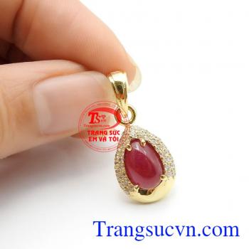 Mặt dây ruby